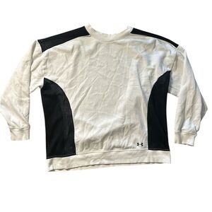 Under Armour Black and White Crewneck